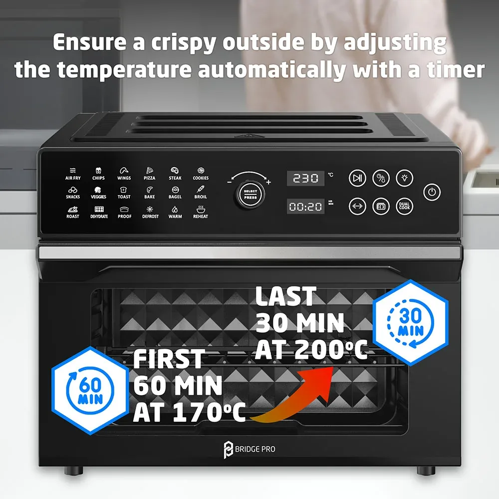 BridgePro 30L Digital Air Fryer Oven