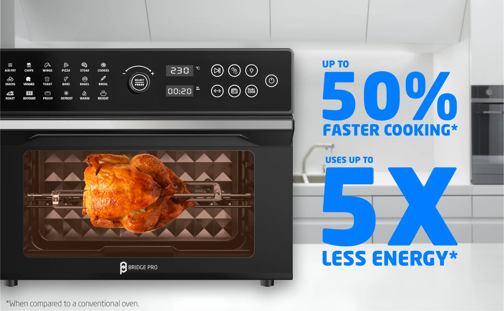 BridgePro 30L Digital Air Fryer Oven