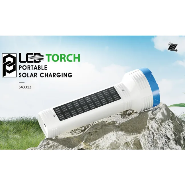 BridgePro LED Solar Rechargeable Torch Light