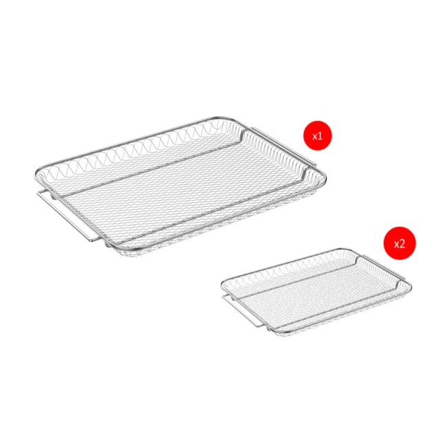 BridgePro Stainless Steel Single and Dual Zone Air Fry Basket