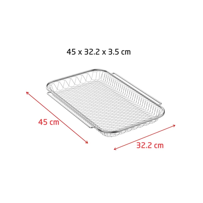 BridgePro Stainless Steel Single and Dual Zone Air Fry Basket