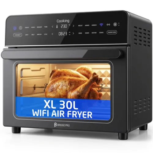 Bridge Pro WiFi Air Fryer Oven 30L - Large Air Fryer with Rotisserie Oven
