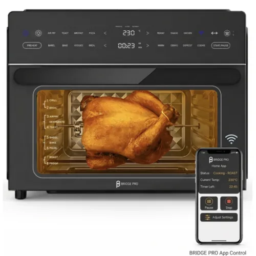 BridgePro Wi-Fi 30L Digital Air Fryer Oven With Full Accessory Set