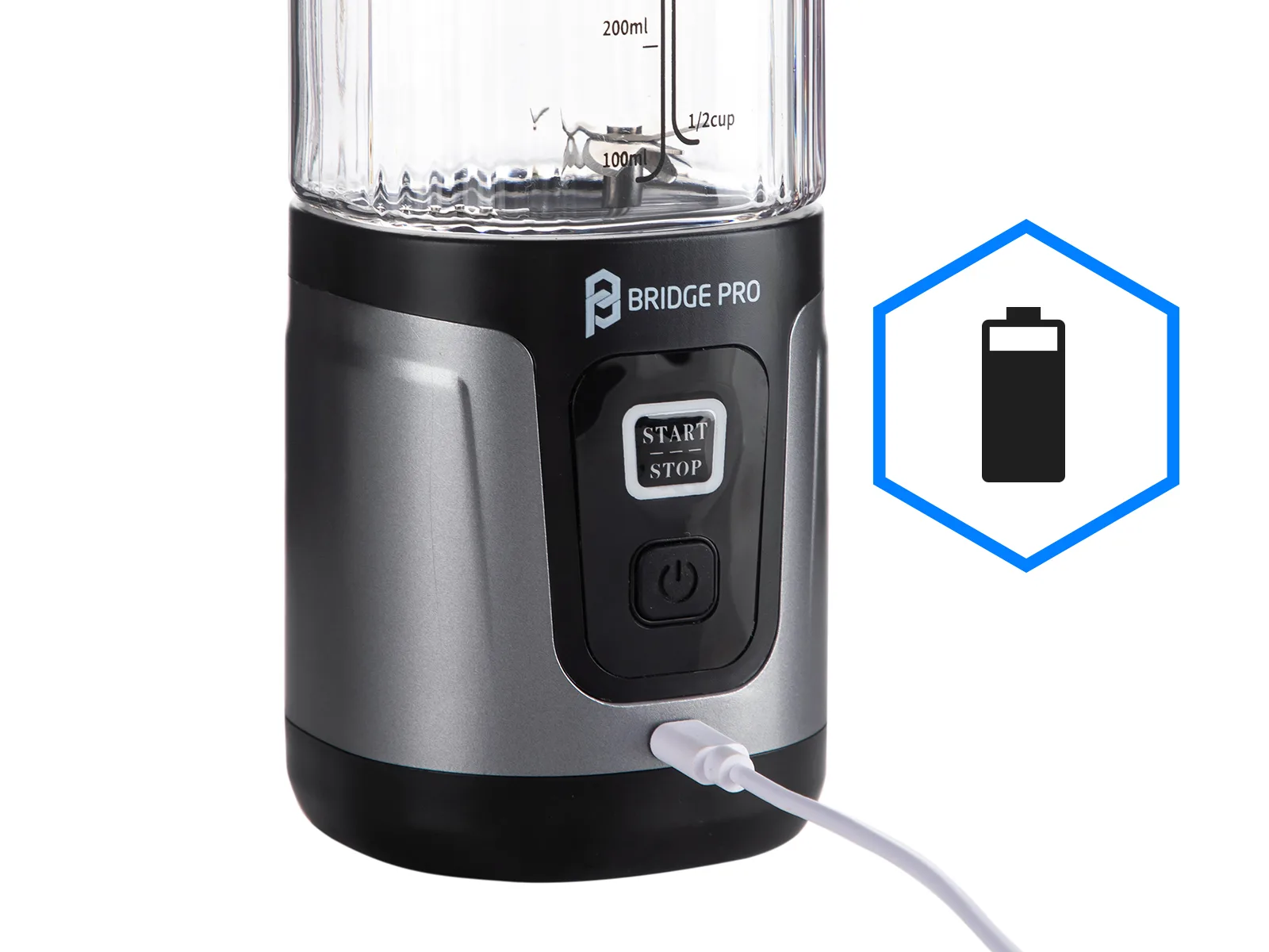 Bridge Pro Portable Blender Smoothie Maker - 750ml Small Food Blender Cup - Image 9