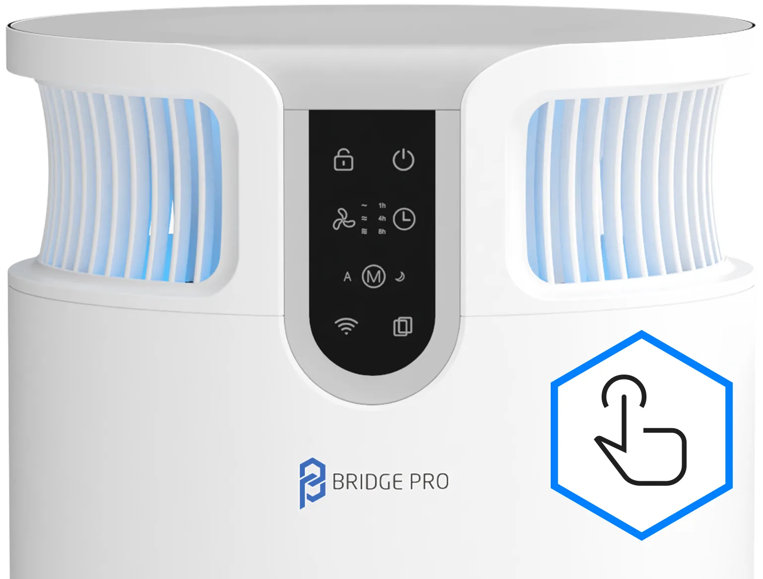 Bridge Pro HEPA Air Purifier for Bedrooms - Dust Remover & Air Cleaner – WiFi Enabled - Image 4