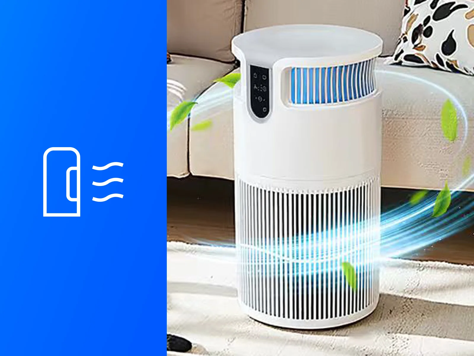 Bridge Pro HEPA Air Purifier for Bedrooms - Dust Remover & Air Cleaner – WiFi Enabled - Image 5