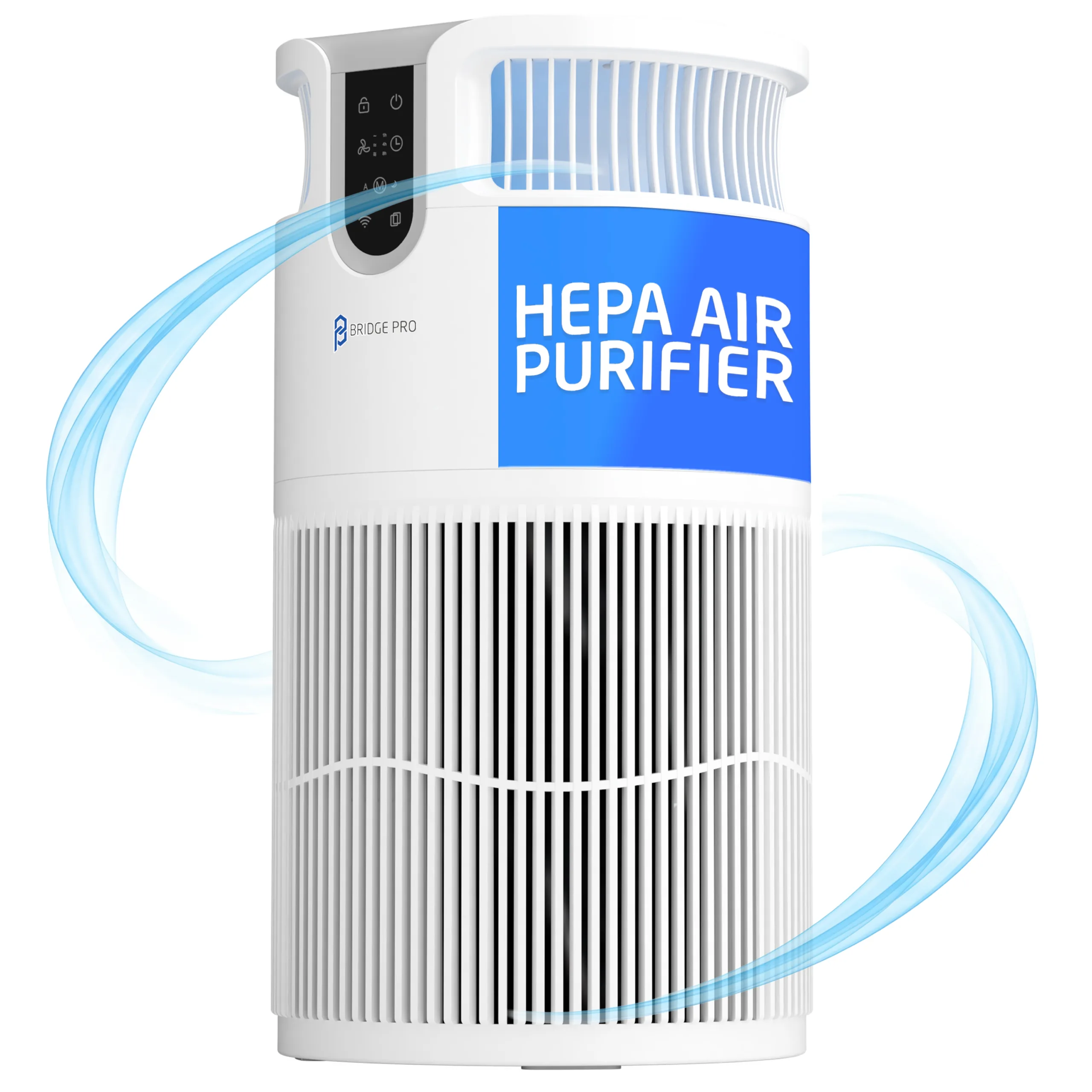 Bridge Pro HEPA Air Purifier for Bedrooms - Dust Remover & Air Cleaner – WiFi Enabled