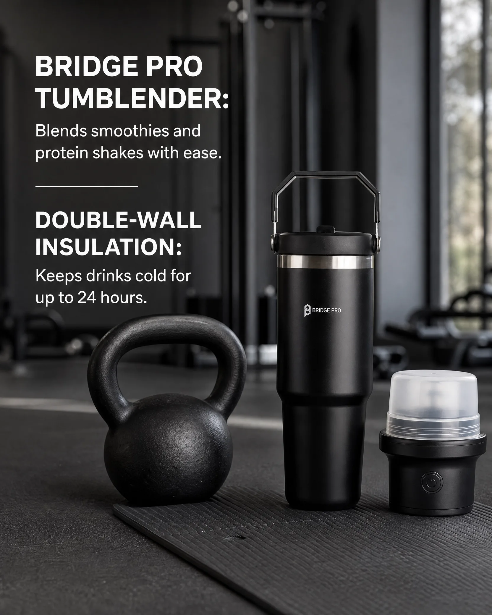 Bridge Pro Tumblender - Portable Blender Smoothie Maker with 800ml Cup - Image 12