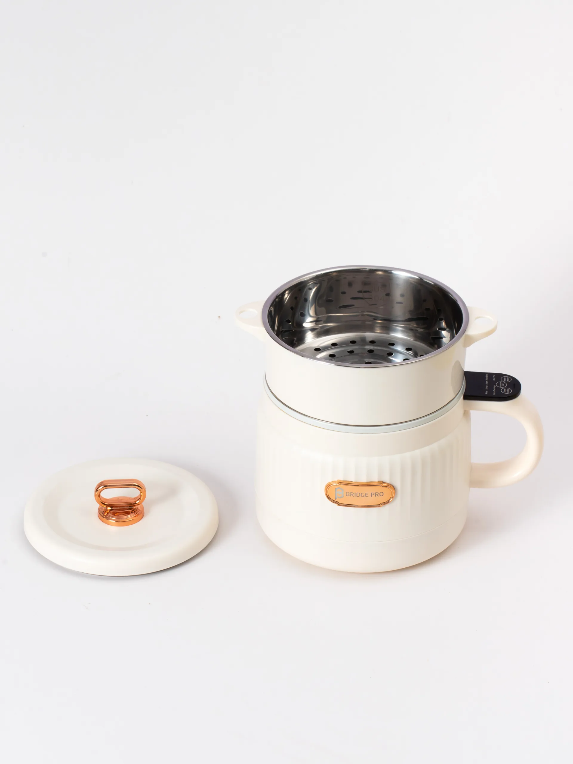 Bridge Pro Multifunctional Rice Cooker and Steamer - 2 Litre Capacity - Image 13