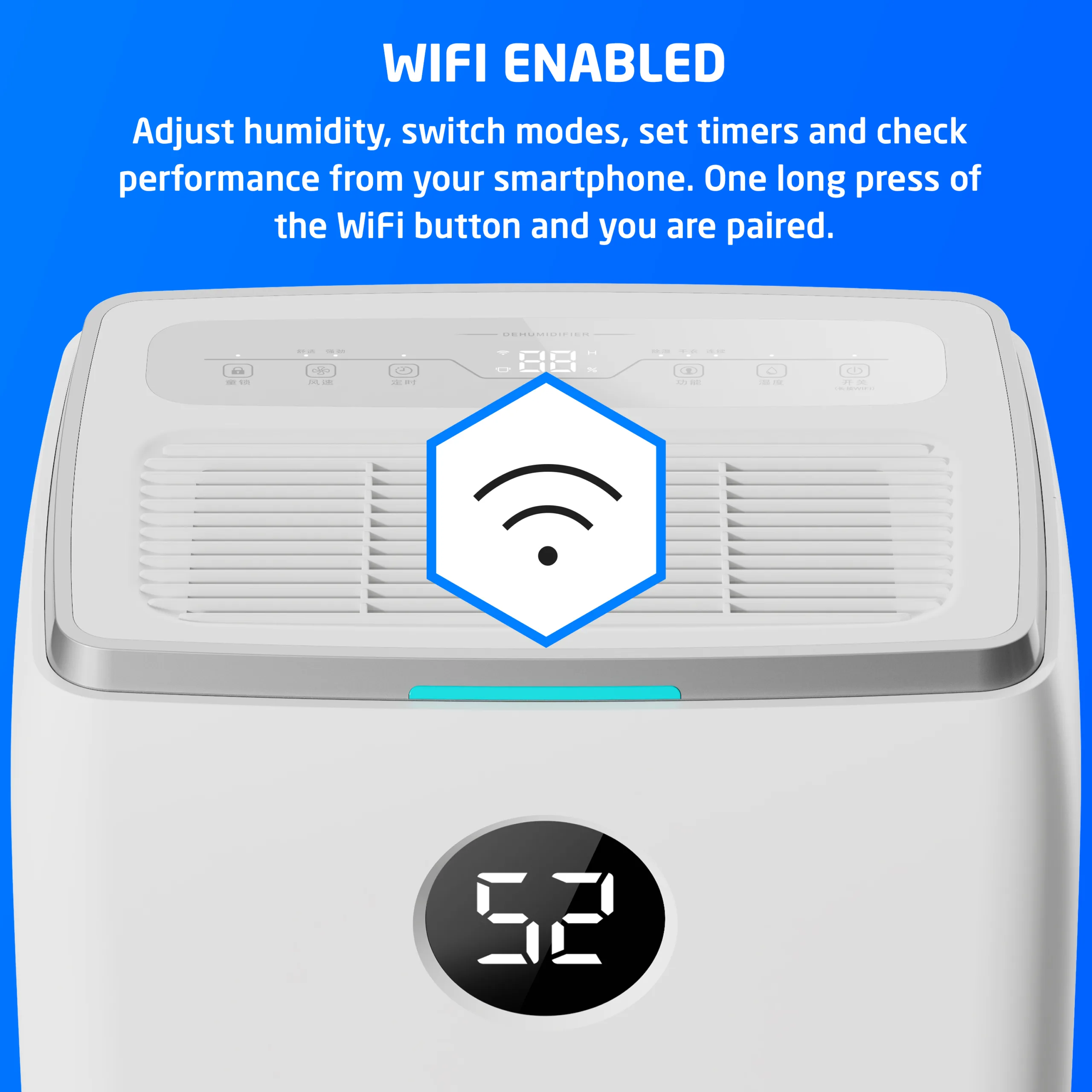 Bridge Pro Dehumidifier - Moisture Absorber, Prevent Mould, Damp Absorber – WiFi Enabled - Image 4