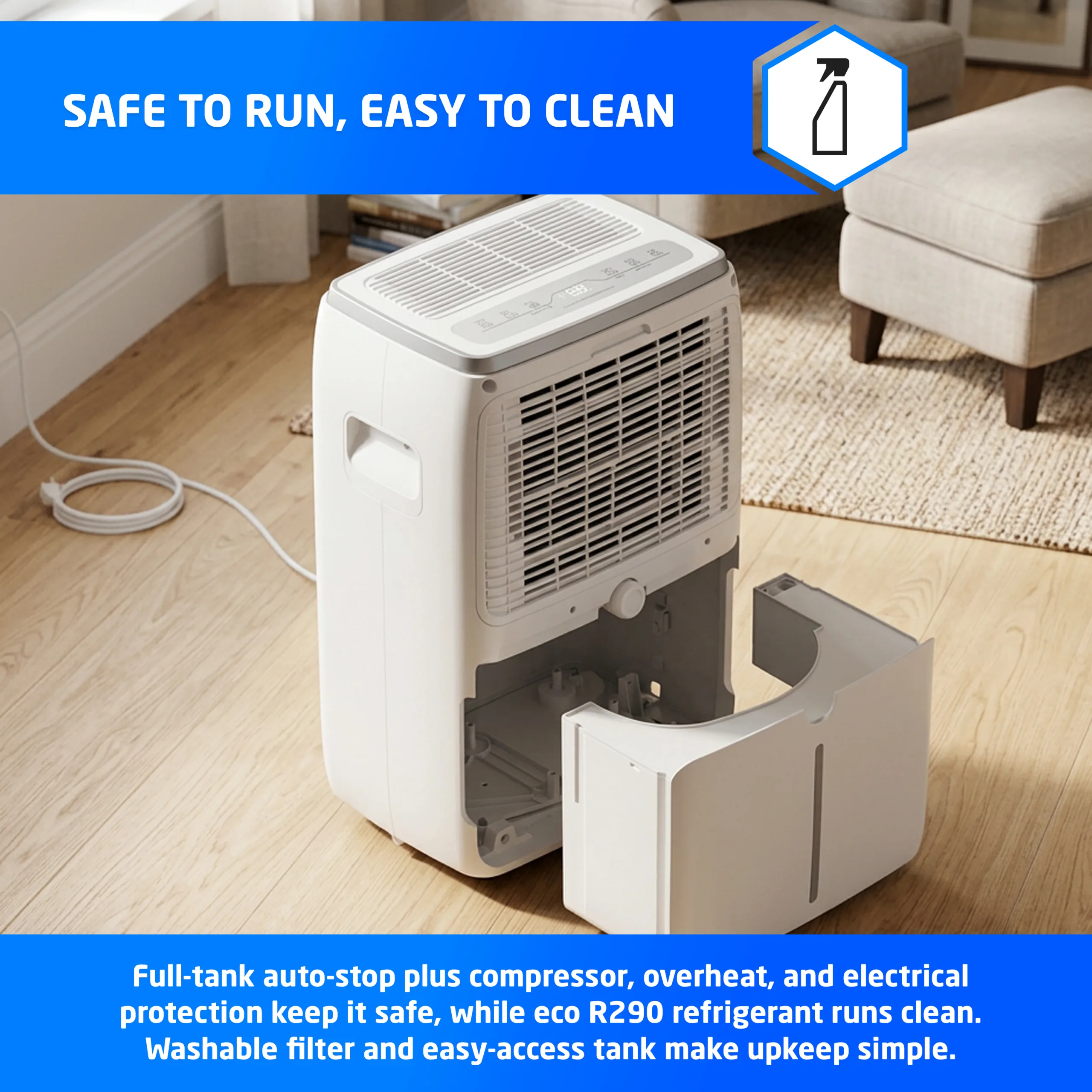 Bridge Pro Dehumidifier - Moisture Absorber, Prevent Mould, Damp Absorber – WiFi Enabled - Image 6